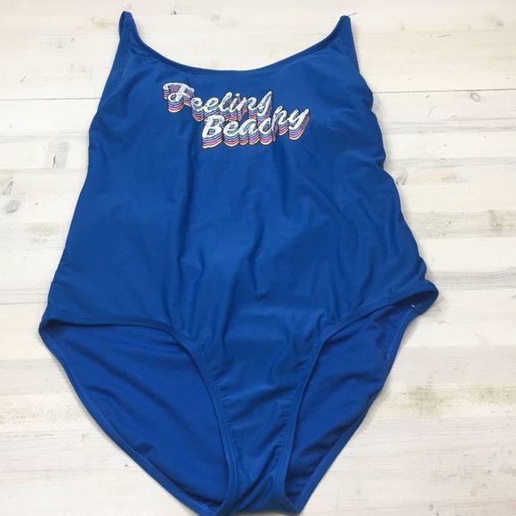 No Boundaries scoop back swimsuit sz XL - Picture 2 of 3